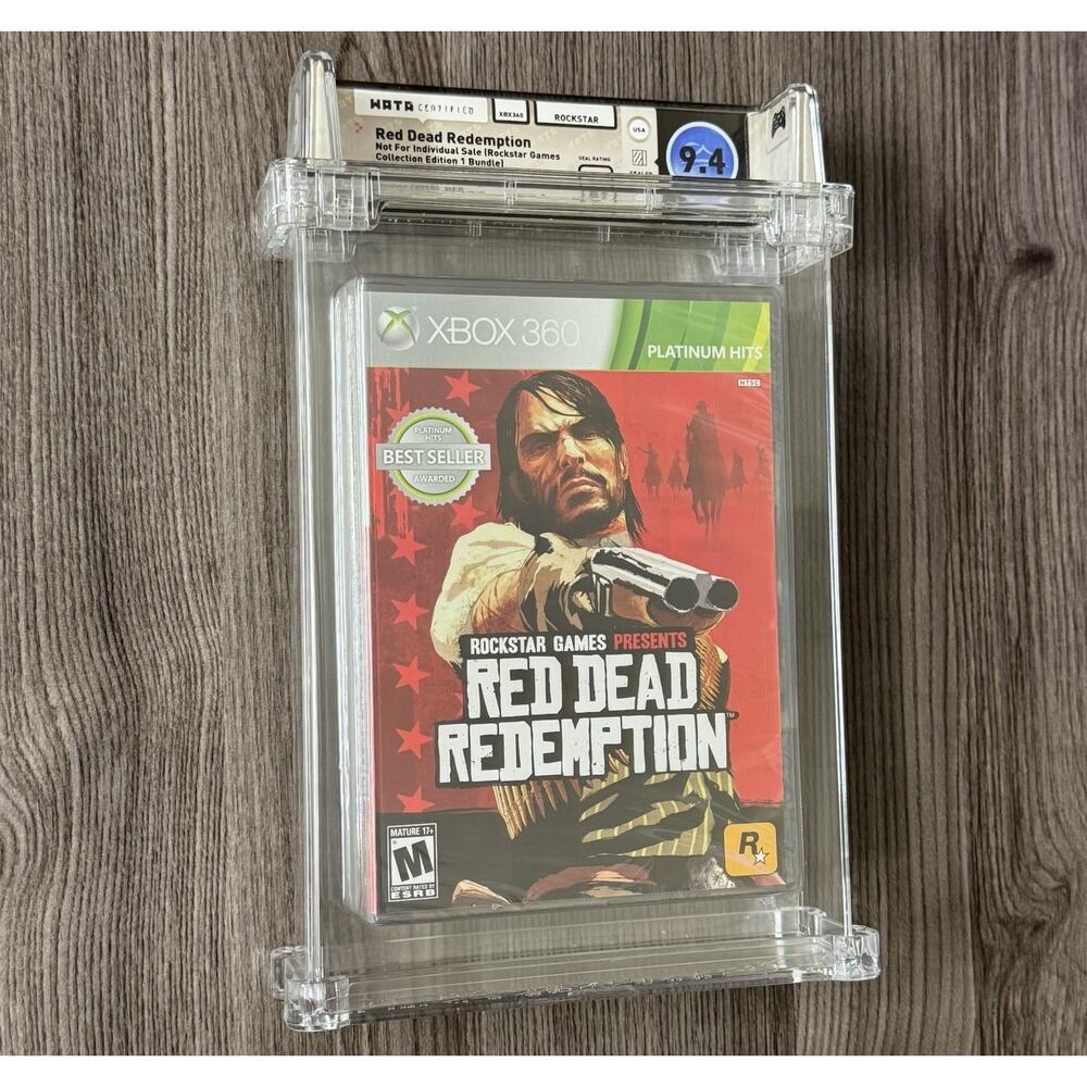 Red Dead Redemption Platinum Hits Xbox 360 WATA 9.4 A+ Sealed